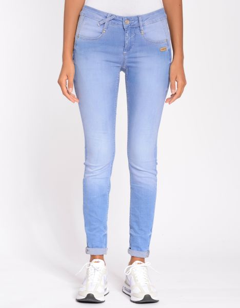 Gang Jeans Ladies 1027-13 Light Blue Ice Blue New Without Pockets Vintage  90er